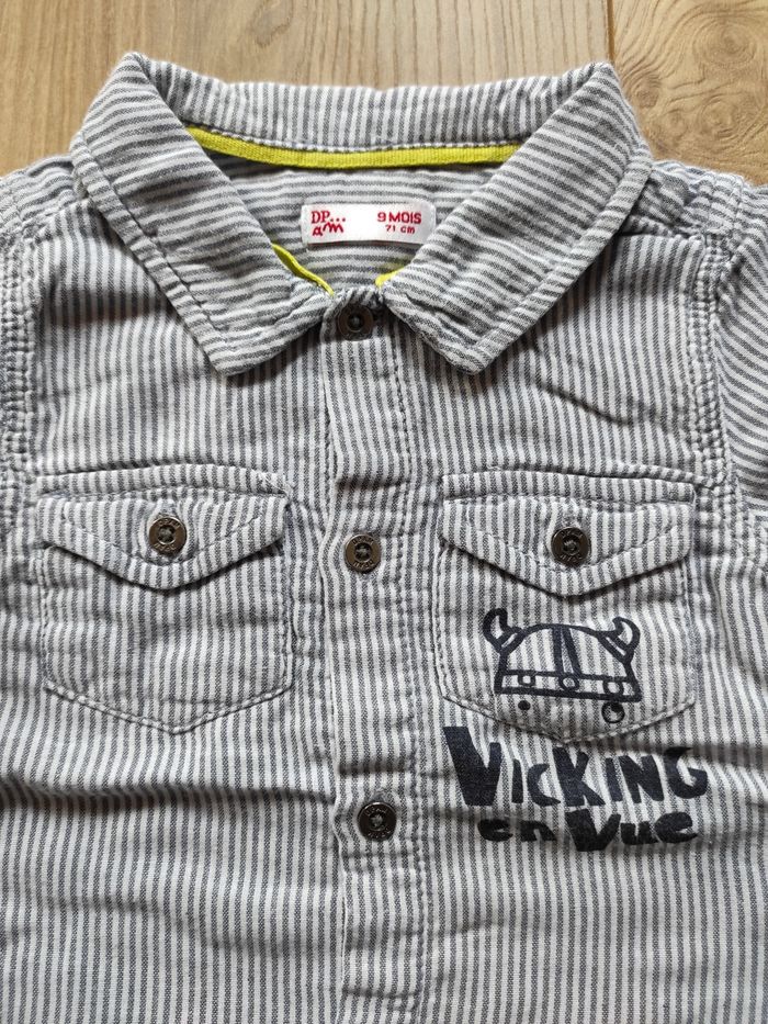 Chemise 9 mois Du pareil au même - photo numéro 3