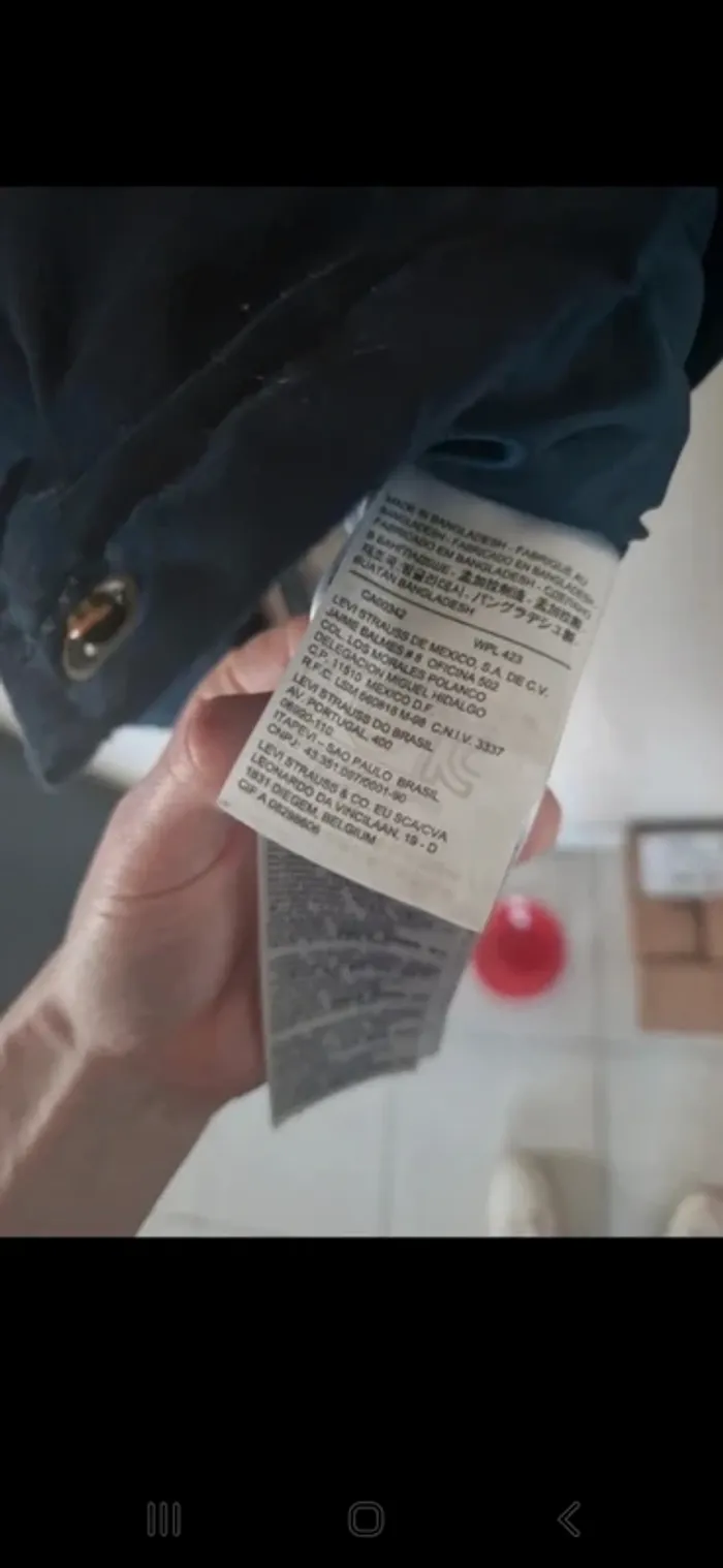 Veste hiver doublé levis femme taille xs tres bon etat - photo numéro 7
