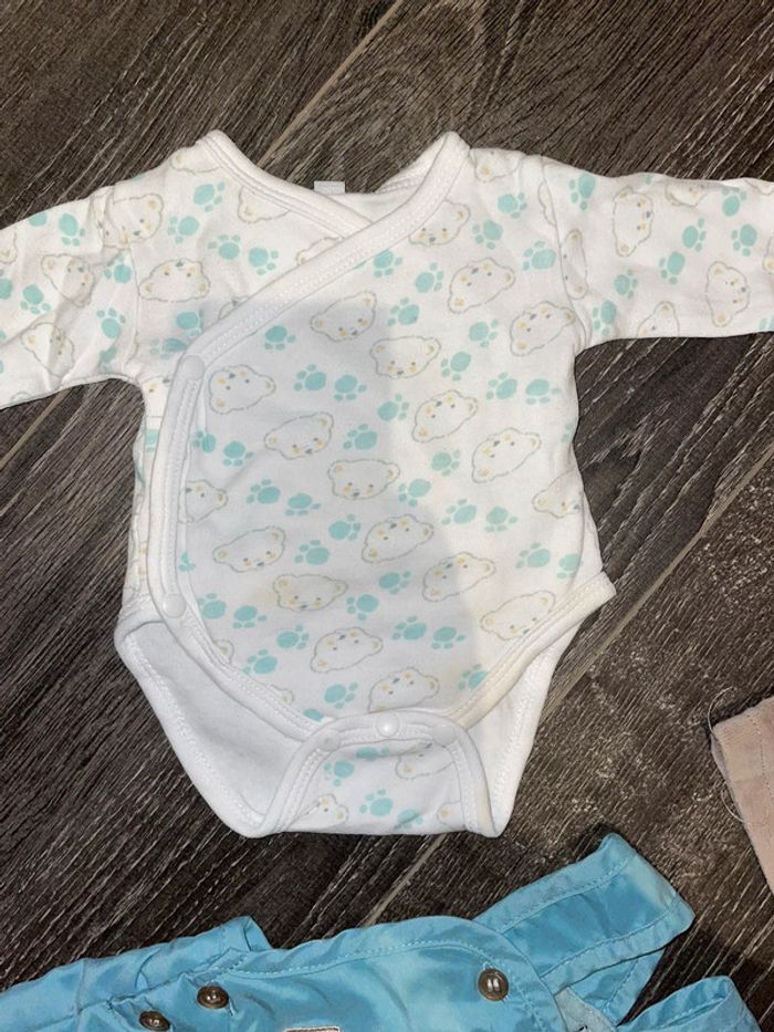 Ensemble salopette 0-1 mois - photo numéro 6