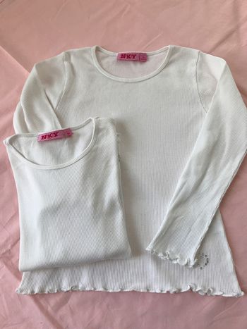 Lot de 2 tee-shirts blancs