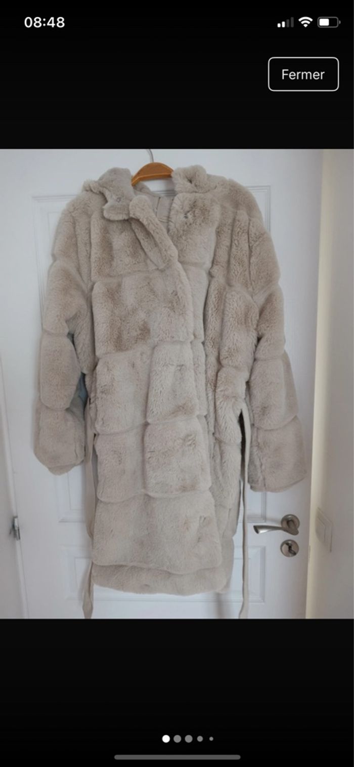 Manteau fourrure femme xl - photo numéro 5