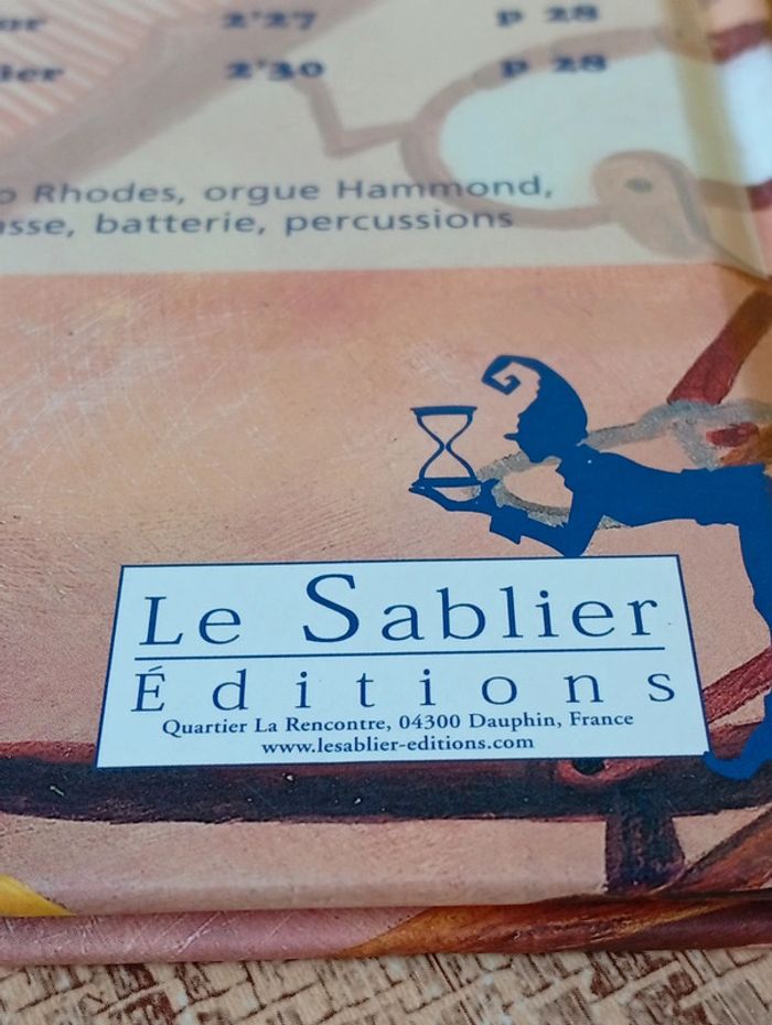 Livre et CD original sur les chapeaux de pou le sablier édition - photo numéro 7
