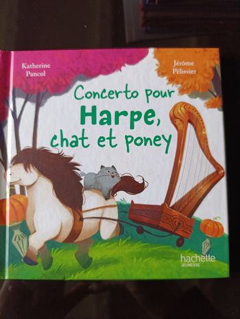 Livre Concerto pour Harpe, chat et poney