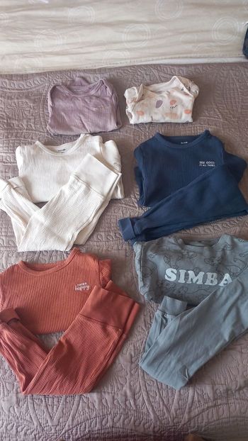 Lot pyjamas bodies 3 ans