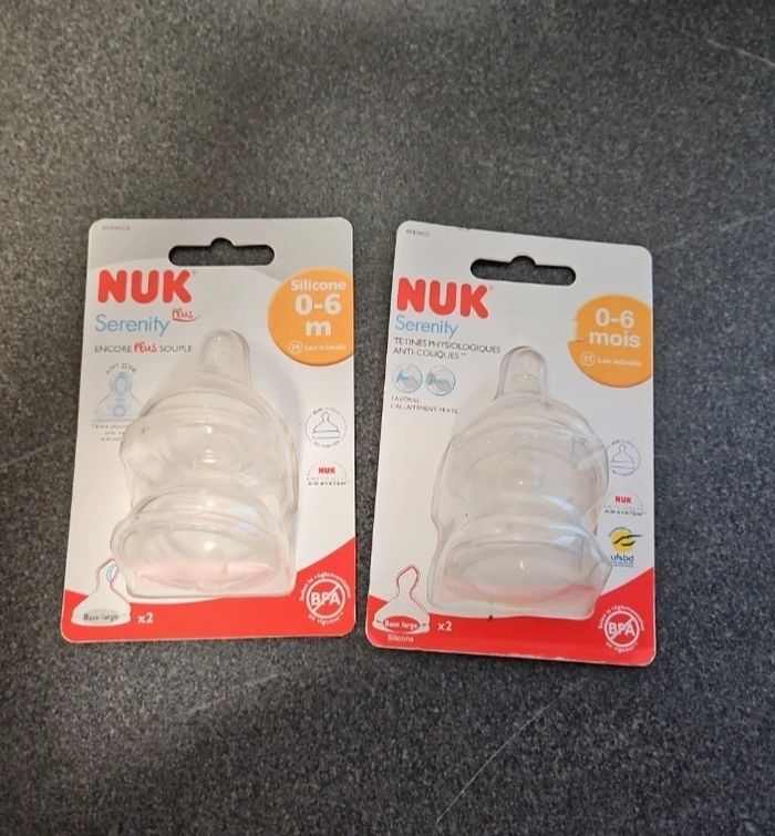 Lot biberon et tétines nuk disney simba 0-6 mois  neuf - photo numéro 6