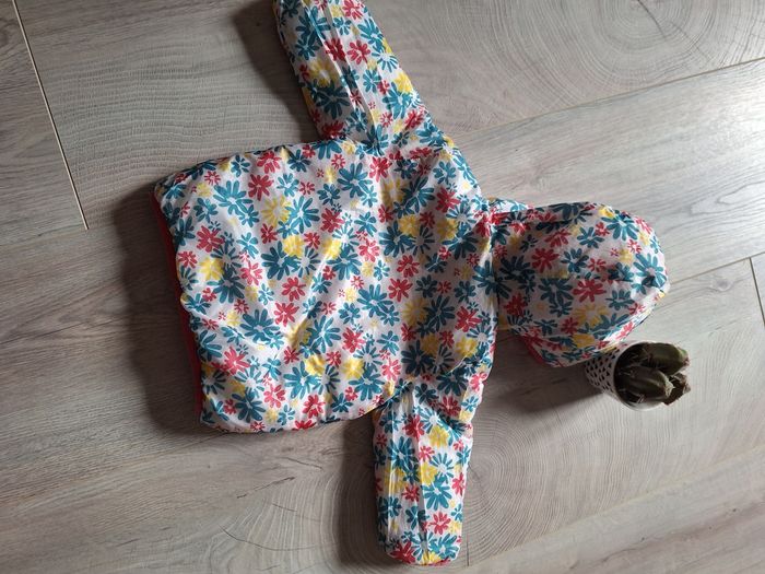 Manteau bébé fille 12 mois réversible - photo numéro 3