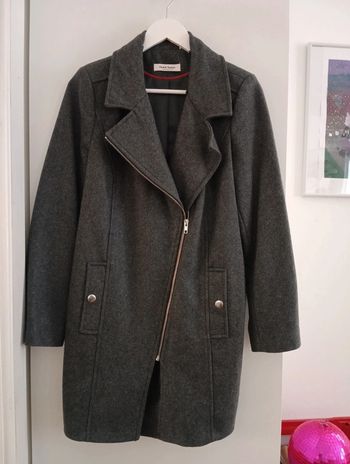 Manteau gris Naf Naf 70% laine