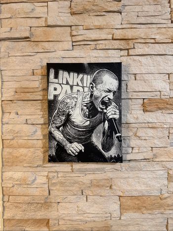 Tableau Linkin Park Chester Bennington en toile 30x40cm – hommage puissant