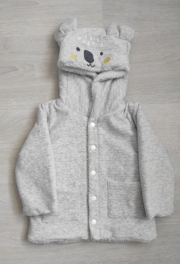 Gilet tout doux capuche