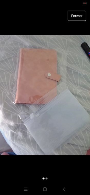 Budget Planner,classeur a budget  NEUF+ 6 enveloppe transparentes