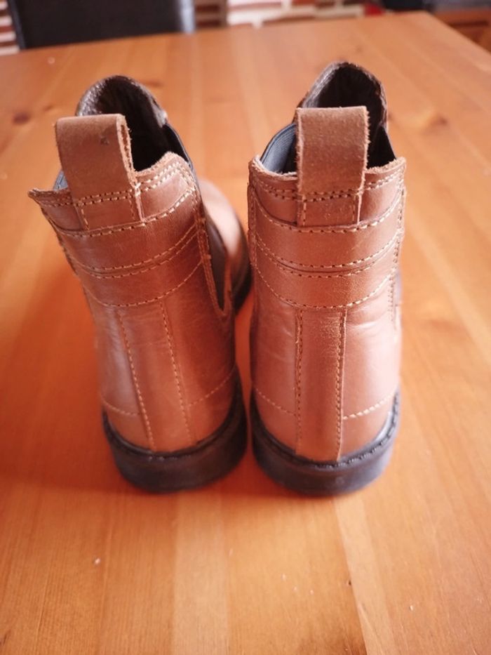 Bottines garçons en cuir taille 29 - photo numéro 3