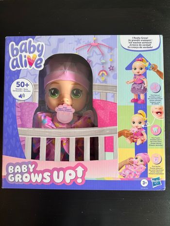 Baby Alive Bébé grandit LaLa GooGoo, coffret poupée interactive