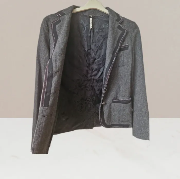 Veste blazer gris - Kaporal - Taille M - photo numéro 2