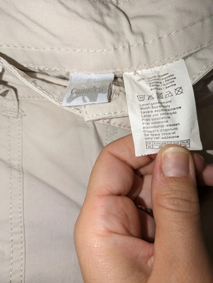 Short camaïeu beige T40 - photo numéro 2