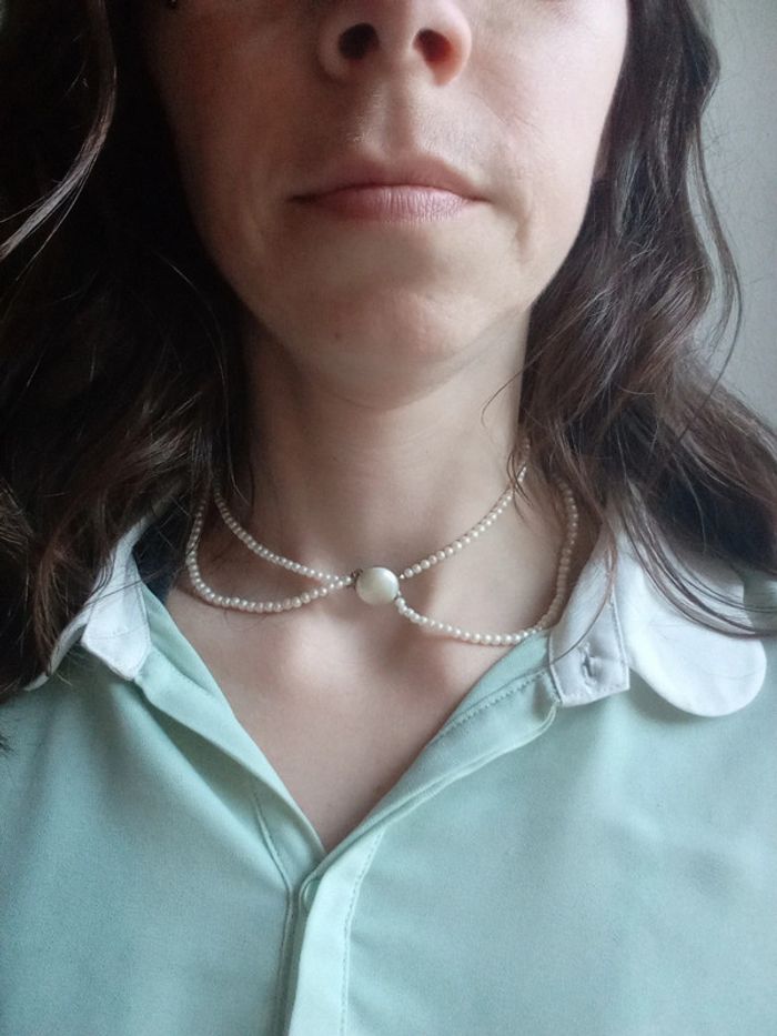 Superbe Collier vintage chic