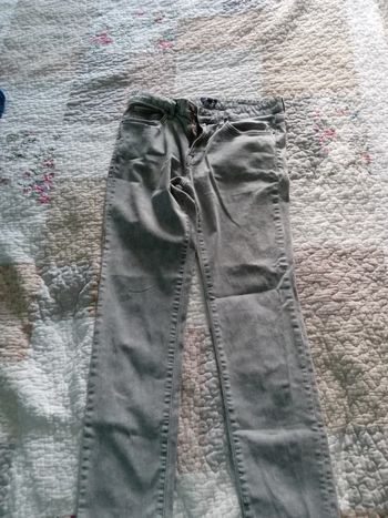 Jean slim fit gris
