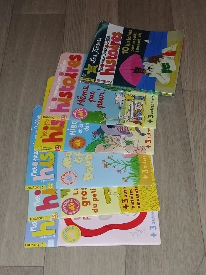 Lot de 6 livres Mes premières belles histoires année 2024 L045 - photo numéro 2