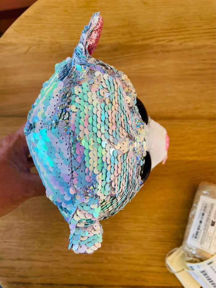 Ty à sequins neuf Whimsy environ 22/25 cm - photo numéro 5
