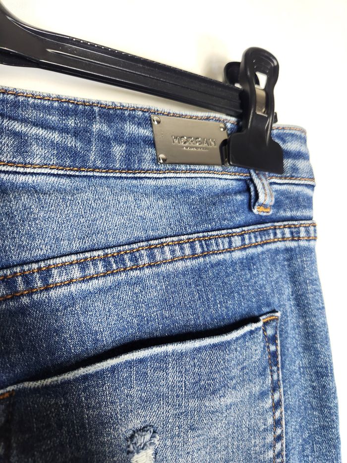 Jean Femme Morgan Bleu - Effet Usé et Déchiré - Taille 40 - photo numéro 9