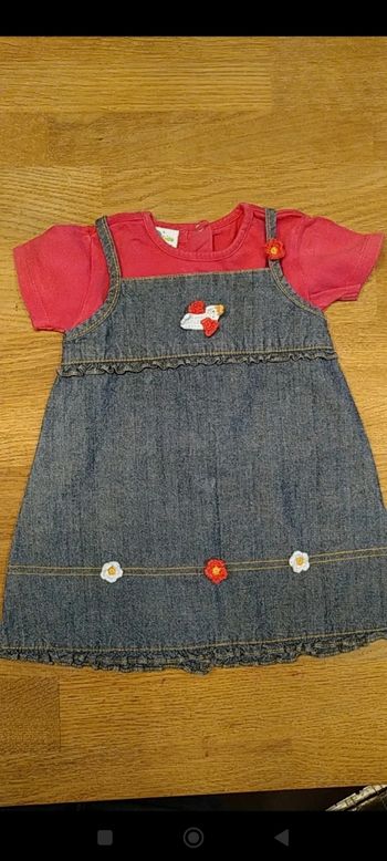 Robe et tee-shirt Verbaudet 12 mois