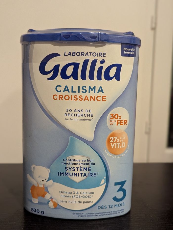 Boite de lait en poudre Gallia 3 croissance