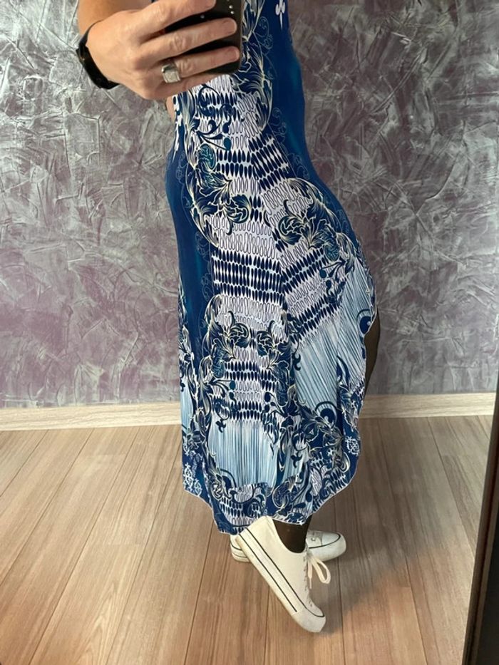 Superbe robe 2 longueurs bleue - photo numéro 5