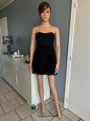 Robe bustier noire