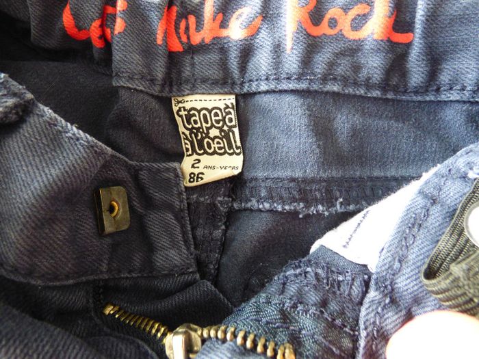 Pantalon bleu marine Tape à l oeil 2 ans - photo numéro 2