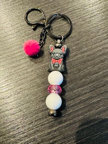 Porte clé bouledogue 
