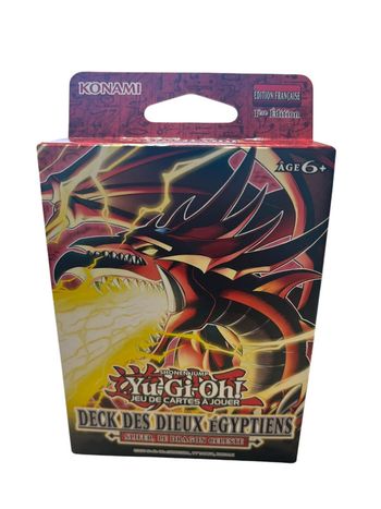 Deck cartes Yu-Gi-Oh Deck des dieux Égyptiens Slifer, le dragon céleste Konami neuf