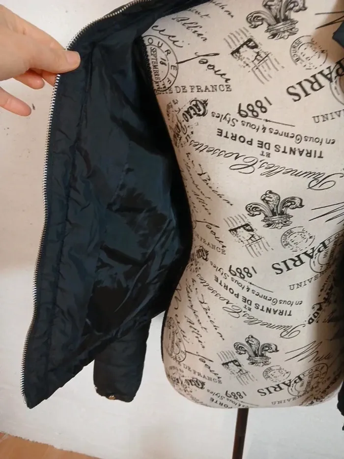 🖤 Blouson mi-saison imperméable Bershka – Taille S – Très bon état - photo numéro 8