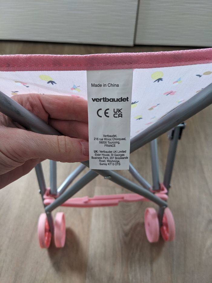 Poussette poupee Vertbaudet - photo numéro 3