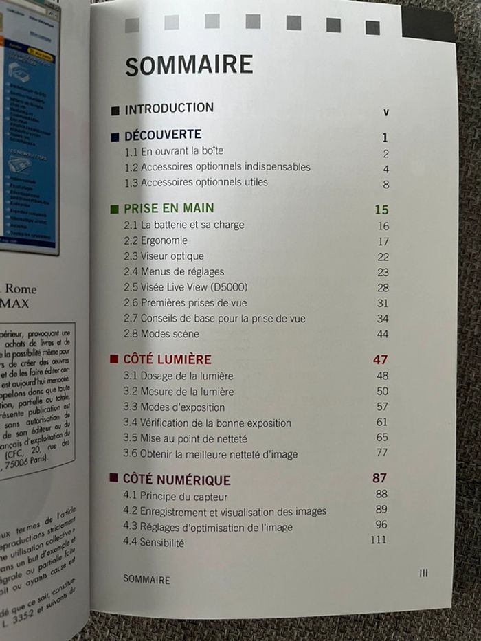 Livre « Obtenez le meilleur des Nikon D5000 et D3000 » - photo numéro 5