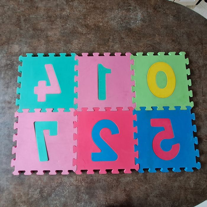 tapis mousse 6 carrés - photo numéro 2