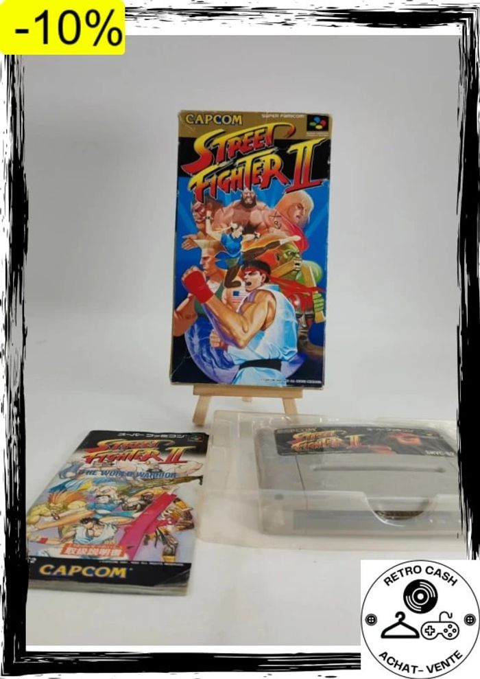 Jeu Street Fighter 2 Nintendo Super Famicom SFC snes Japan Capcom