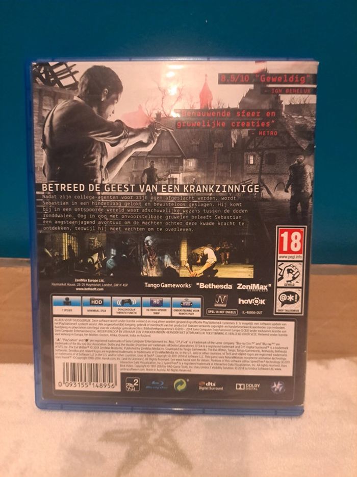 Jeu ps4 the evil within - photo numéro 2