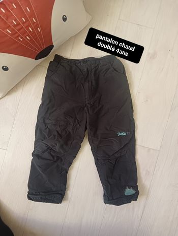 Pantalon chaud doublé 4ans