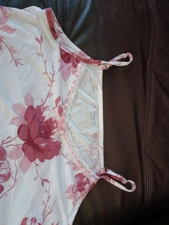 Débardeur xl sorrisino fleurs - photo numéro 2