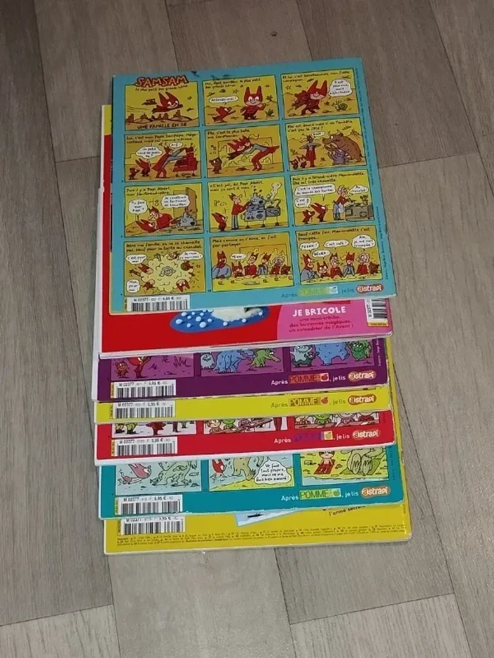 Lot de 7 magazines Pomme d’Api année 2017-18 L015 - photo numéro 7