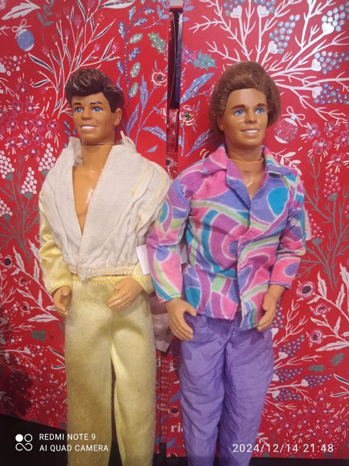 Lot 2 Ken vintage Derek et Ken totally Hair, 1991 - photo numéro 3