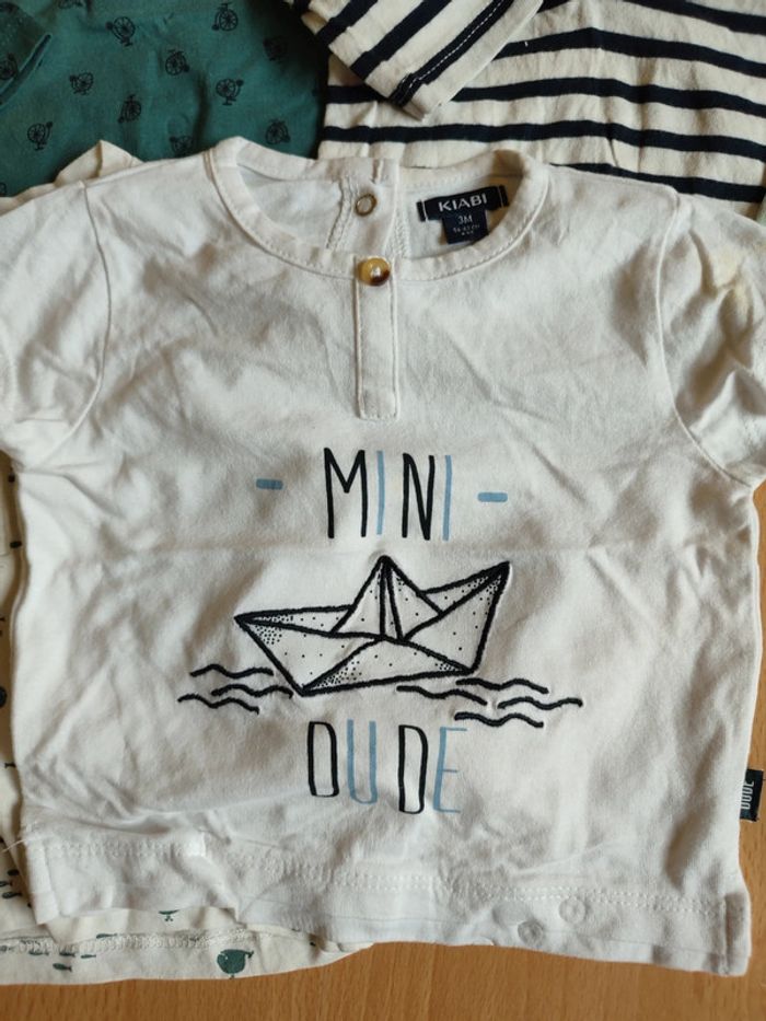Lot 10 t-shirts / débardeurs été Kiabi en 3M - photo numéro 7