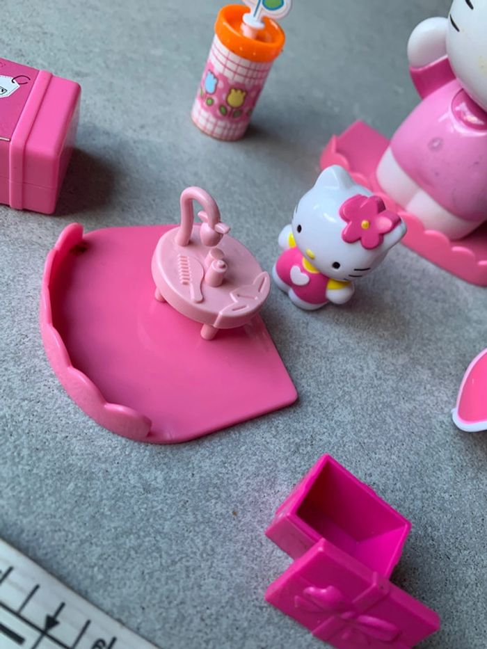 Lot hello kitty maman et fille valise parasol fleur élastique cheveux - photo numéro 6