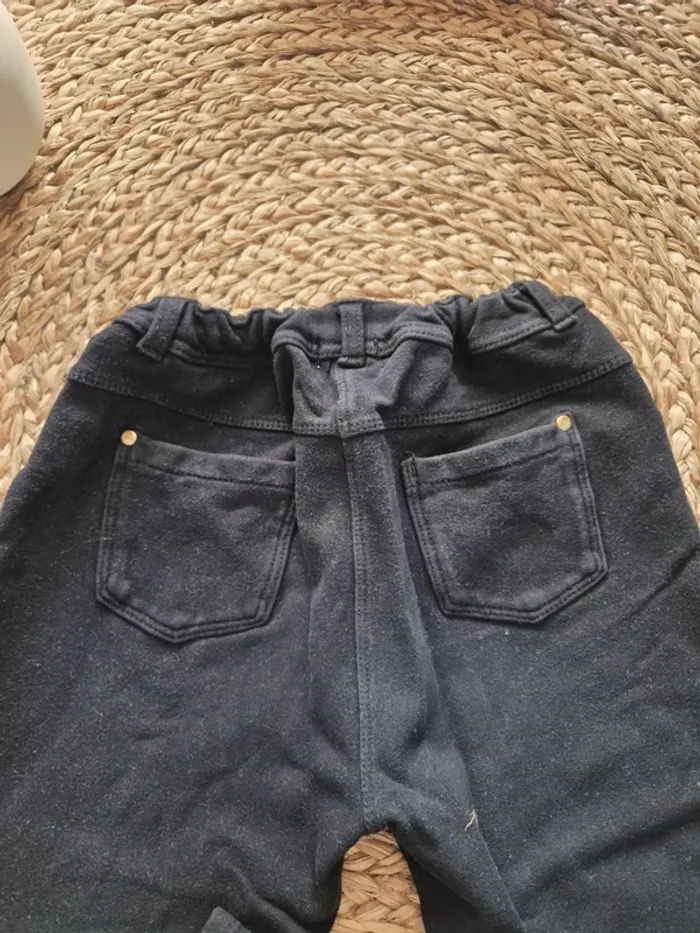 Pantalon noir réglable a la ceinture - photo numéro 5