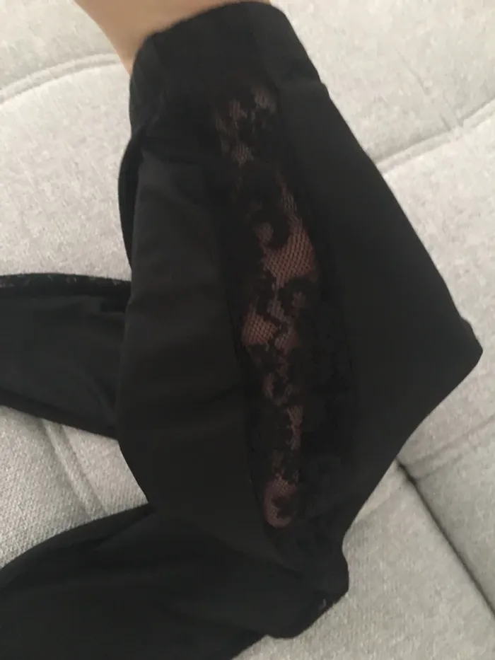 Legging dentelle noire - photo numéro 3