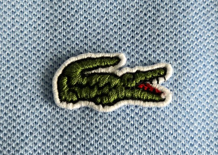 Polo Lacoste bleu/violet 3XL - photo numéro 4