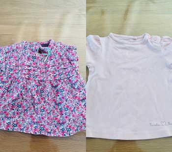 Tee shirt et blouse sergent major 6 mois