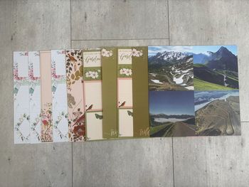 Lot de feuilles pour scrapbooking lot 4