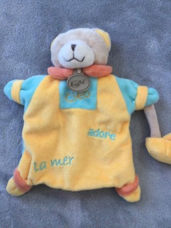 doudou  cleo marionnette  chat baby nat  tbe