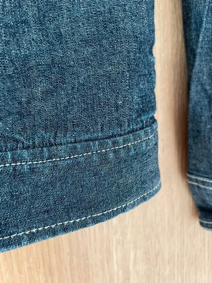 Veste en jeans foncé taille M esprit jnr - photo numéro 6