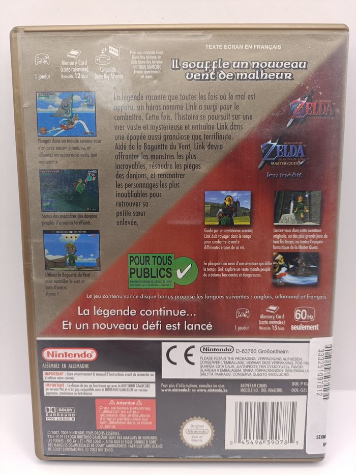 Jeu GC Zelda The Wind Waker - photo numéro 2